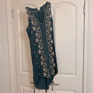 Tiny brand dress from Anthropologie, teal, medium, worn twice.
